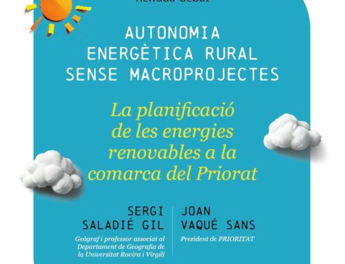 Xerrada/Debat: Autonomia energètica rural sense macroprojectes a Balaguer