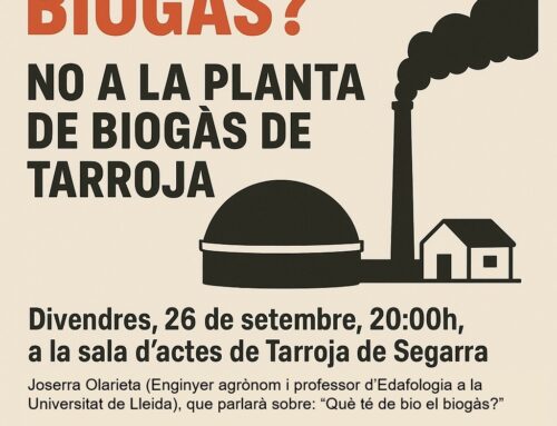 Xerrada: Què en sabem de la planta de biogàs de Tarroja de Segarra?