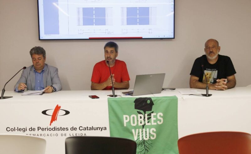 Roda de premsa a 9 juliol 2026. David Vilaró, Gerard Batalla desmenteixen propaganda d'inici d'obres durant l'estiu de 2026