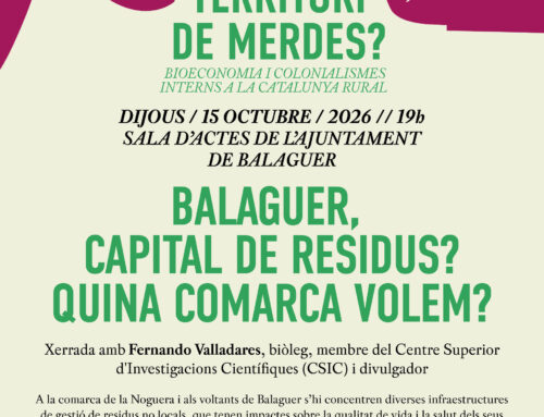 Balaguer, capital de residus? Conversa sobre bioeconomia amb Fernando Valladares